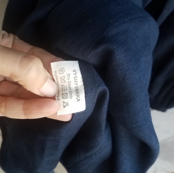 My Sleeping Gypsy Dark Blue Rosha Midi Dress - Picture 7 of 8